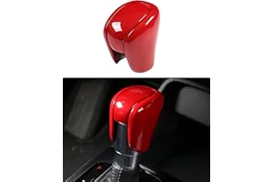 ANTBOOBOO for 2022-2025 Honda Civic Gear Shift Knob Cover, for CRV 2023 2024 2025 Interior Protector Trim Cap Sticker, for Accord 2018-2025 Automatic Transmission CVT Boots Change Lever Decal for CR V -Red