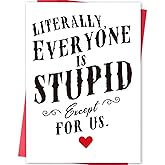 MQMRYeto Funny Valentine's Day Card for Women Men, Valentine's Day Gift for Him Her