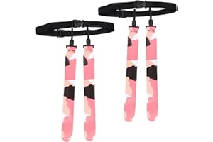 Nivofu 2pcs Flag Football Belts, Adjustable Flag Football Set with Buckle for Adult Youth Training Game Sports