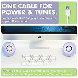 X9 Performance Purple Computer Speakers for Desktop