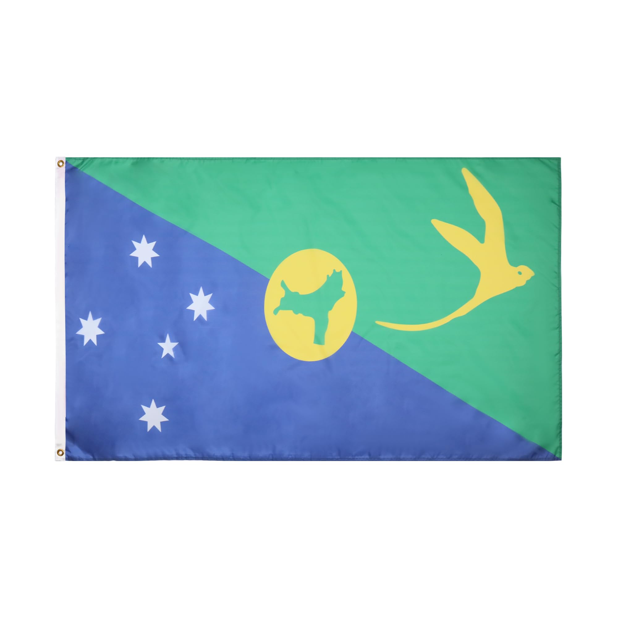 AZ FLAG - Christmas Island Flag - 2x3 Ft - 100D Polyester Christmas Islander Banner with Two Metal Grommets - Fade Resistant - Vivid Colors - 2' x 3' Feet - 90x60 Cm — image 1