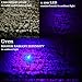 Black Light UV Flashlight , Ultraviolet Lights 1# Best 100 LED Pet Urine Detector 30FT Flood Effect Scorpion Flashlights (AA Batteries Included)