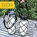 Gearproz HydroNet Carry Bag with Handle and Shoulder Strap for Hydro Flask, Takeya and Universal Water Bottles, Compatible with Wide Mouth Bottles (64 oz, Black)