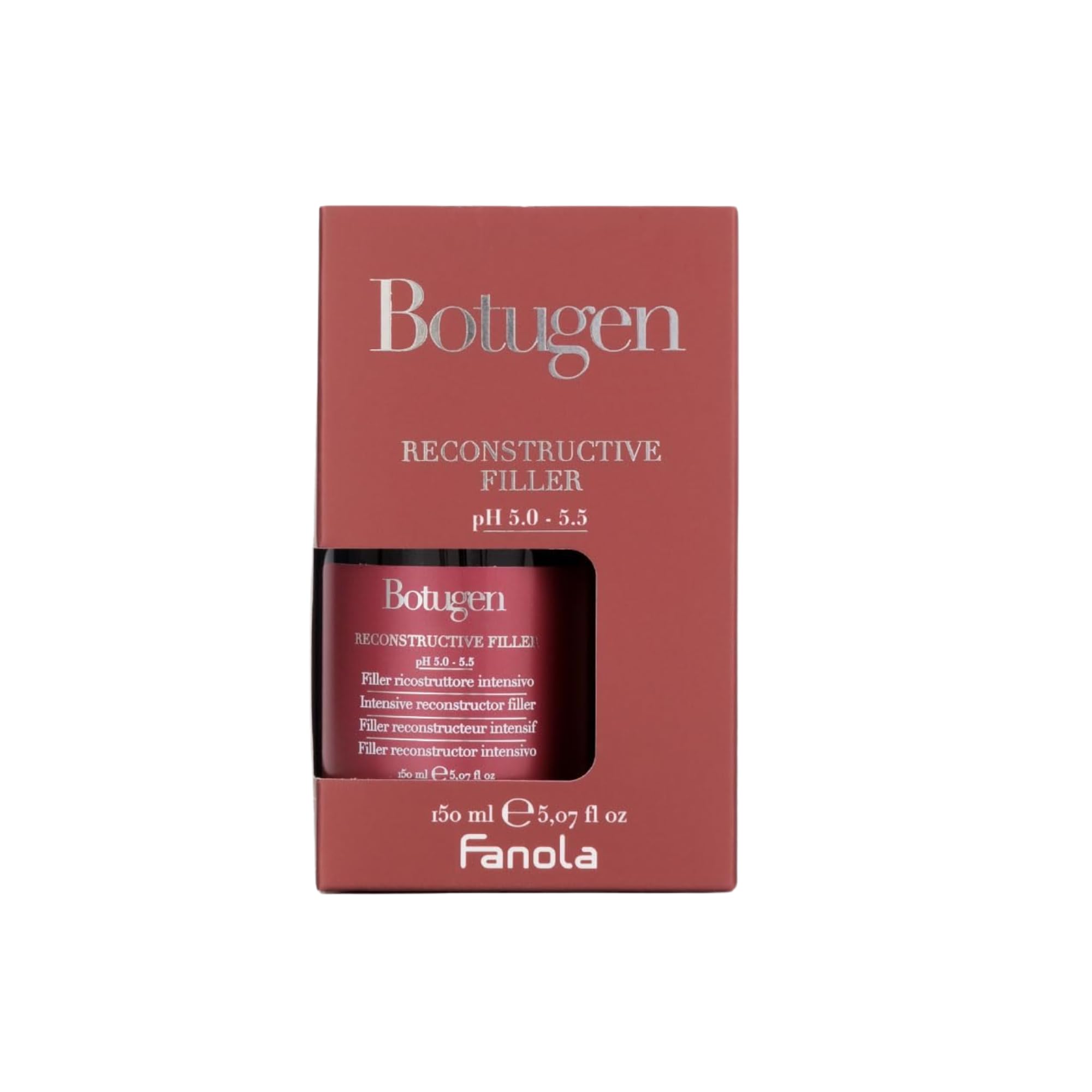 Fanola Restructuring Hair Filler, Hair Treatment with Intense Restructuring and Smoothing Action, Enriched with Hyaluronic Acid and Keratin to Make Hair Stronger, Solid and Robust, 150