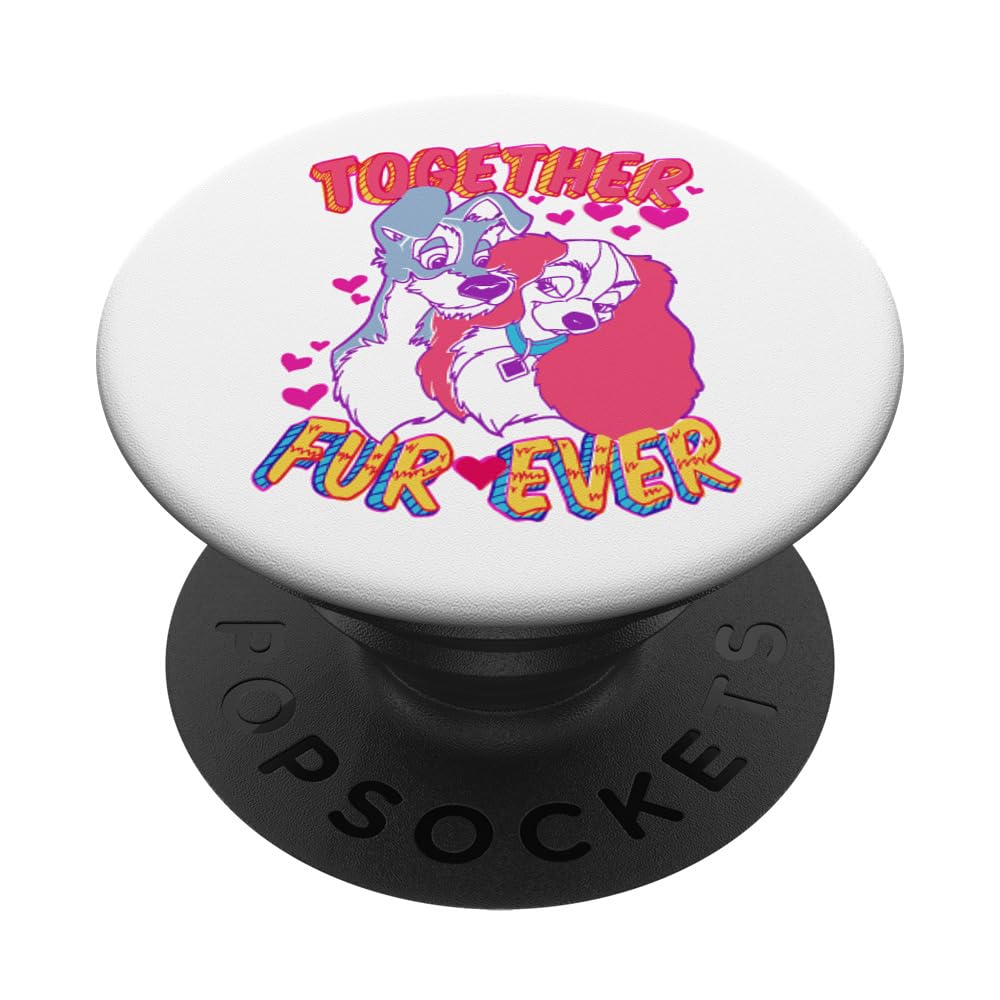 Disney Lady and the Tramp "Together Fur-Ever" PopSockets Swappable PopGrip