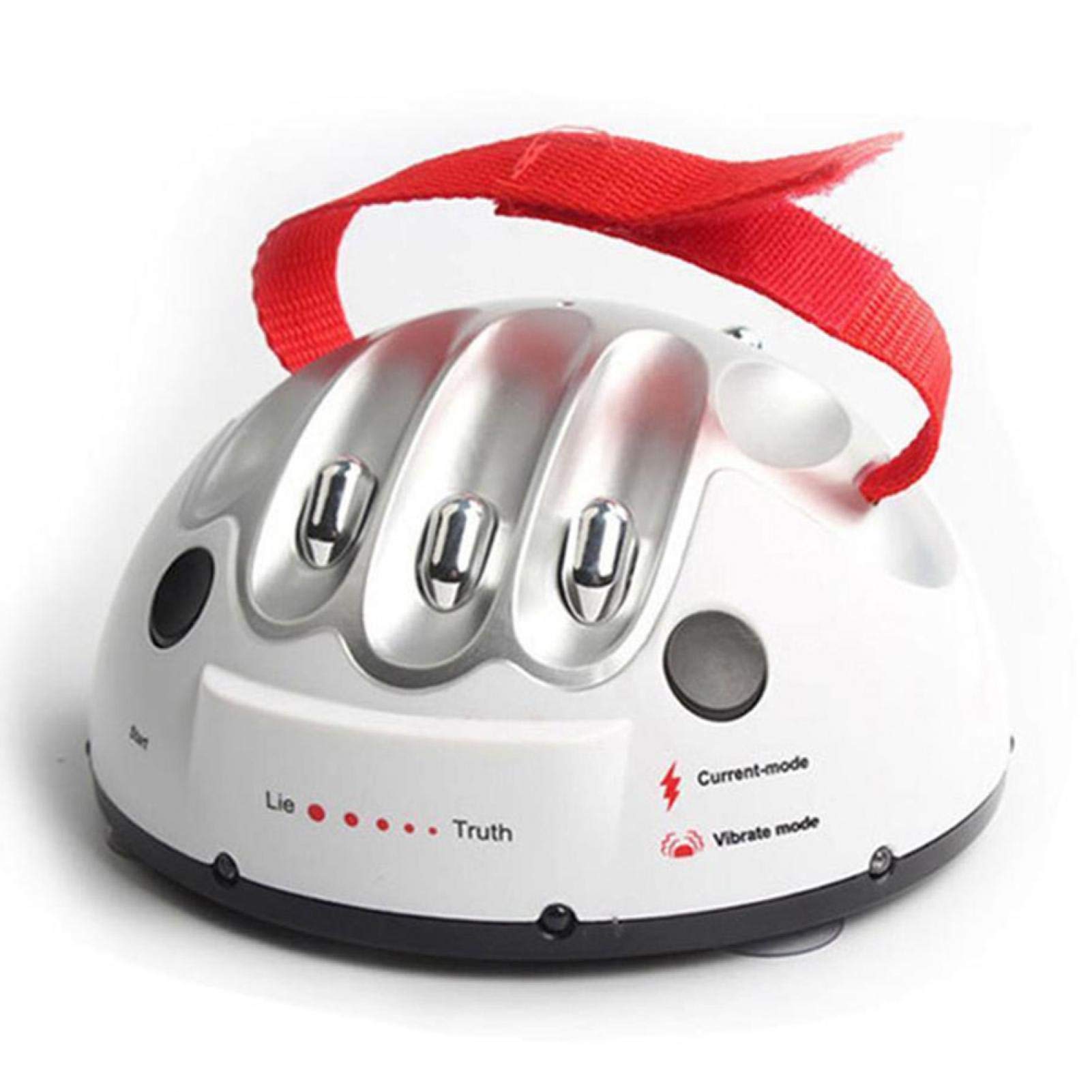 Game Polygraph Test Toys, Electric Shock Consoles Lie Detector Liar Truth or Dare Test Truth for Having Fun with Your Friends Families Party Game Adjustable Micro