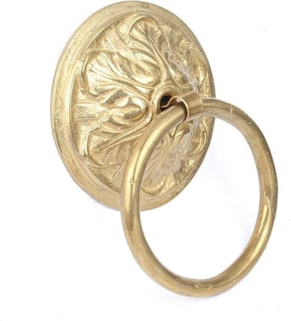 Edmend Puerta de Hierro Puerta de Cobre de la manija Antigua del Templo