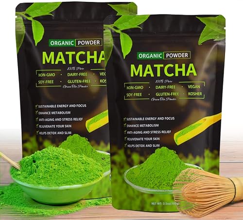 Organic Matcha Green Tea Powder Green Color 100 G price in Saudi Arabia ...