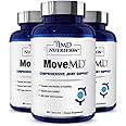 1MD Nutrition MoveMD - Joint Health Supplement - Doctor Formulated | with Collagen, Astaxanthin, and More | (3-Pack)