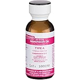 AmScope ML-A-1-A Microscope Immersion Oil, 1 Oz, 30mL, PT# 16482-1OZ Oil Immersion Type A Low Viscosity 1oz 1Oz Made by Cargille Laboratories