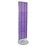 Azar Displays 700440-PUR, Two-Sided PEGBOARD Floor