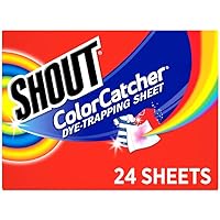 Shout Color Catcher Sheets for Laundry, Maintains Clothes Original Colors, 24 Count