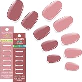 Dashing Diva Gloss Nail Strips Bundle - The Desert Neutrals Collection - Kitten &amp; Merit - UV Free, Chip Resistant, Long Lasting Gel Stickers - Contains 2 Sets