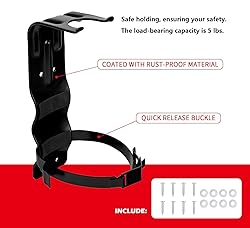 2 Pack Metal Heavy Duty Fire Extinguisher Brackets