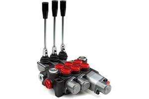 Chief G Series P40 Hydraulic Directional Control Valves - Hydraulic Speed Control Valve - 3 Spool, 10 GPM, 3 Position Spring Center and 4 Pos Float, SAE 10 Inlet and Outlet, SAE 8 Work Ports, 3625 PSI