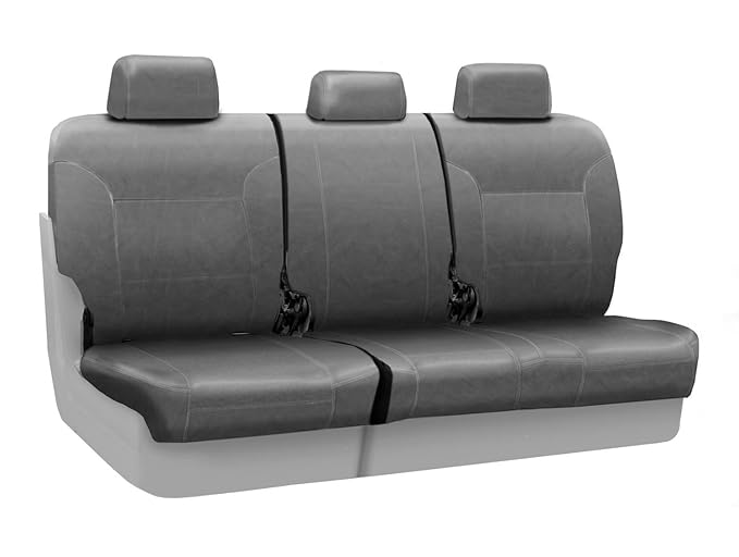 Coverking Rear Custom Fit Seat Cover for Select Honda CRV Models Genuine Leather