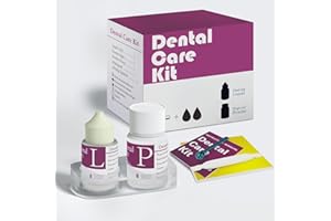 EELEAN Teeth Repair kit,Tooth Filling Kit for Repair The Broken Teeth Gaps Crowns &Bridges Dental Care kit