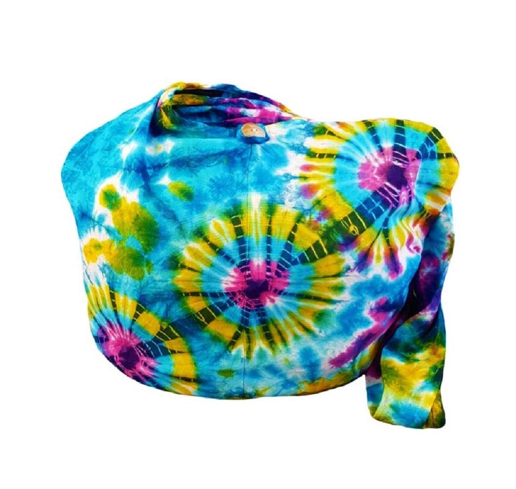 BTP Firework Tie Dye Sling Bag Purse Messenger Crossbody Hippie Hobo Shoulder Triple Firework VI-1