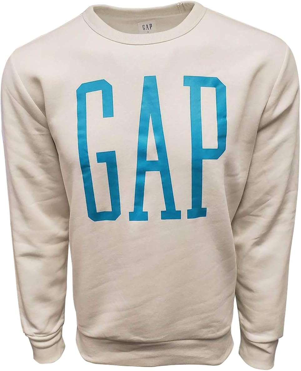 GAP Men's Big Thin Logo Crewneck Pullover Sweatshirt Amazon.ca