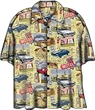 Chevy Route 66 Corvette Camaro Nova Woody Cars Camp Hawaiian Shirt