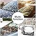 AUTSCA Car Windshield Snow Cover for SUV, Sun Shade Protector with Rearview Mirror Protector and Anti-Theft Edges (Large)