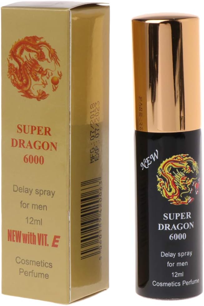 SHNUM - 12ML Delay Spray - Desensitiser Dragon Delay Spray D6000 - Men's Delay Spray Sex Enhancer