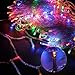 Excelvan Safe Low Voltage 8 Modes 500 LEDs 100M/328FT Dimmable Fairy String Lights with Transparent String for Bedroom Patio Garden Gate Yard Party Wedding Christmas Decoration, Multi Color