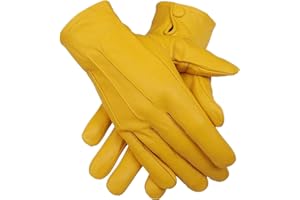 Men's Dress Driving Unlined Genuine Sheep Leather Gloves