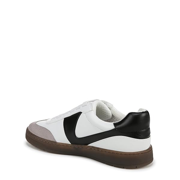 FRANCO SARTO WOMENS PONTI SNEAKER WHITE BLACK 8 M