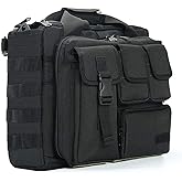 Tactical Briefcase, tactical computer bag 14.1" 15.6 In Men's Military Laptop Messenger Multifunction Briefcase for Men
