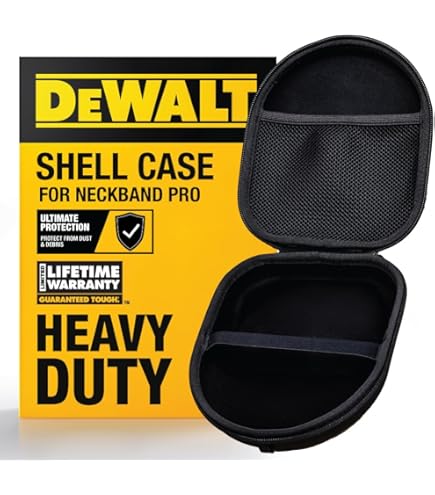 DEWALT Heavy Duty 2-in-1 Neckband Bluetooth Headphones User Manual