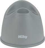 Nuby Beginner Potty Training Seat with Removable Bowl Gray Non-Slip Base view 4