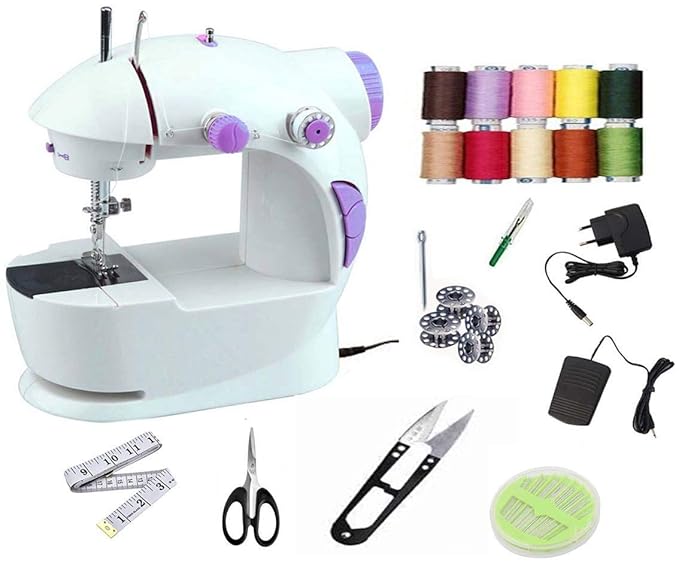 Appigo Mini Sewing Machine for Home Use with Focus Light and Sewing Accessories