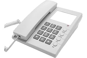 Corded Landline Phone/Desk Hotel Phone Big Button for Guest Room with Easy to Operate and Clearly Sound Conference Room Phone