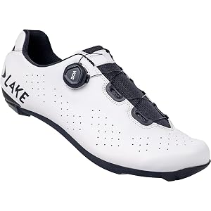 Lake Cx178 Wide Cycling Shoe White/Black, 40.0