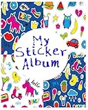 My Sticker Album: Blank Permanent Sticker Book