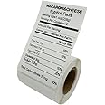 PUQULABEL Self-Adhesive Multi-Purpose Label Compatible for PUQU Q Series Label Printer-1 Roll of 180 Labels 50x80mm (2.0''x3.2'')