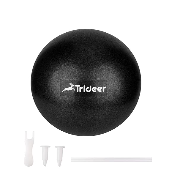 Trideer Pilates Ball, Barre Ball, Mini Exercise Ball, 9 Inch Small
