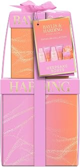 Baylis & Harding Jojoba Vanilla & Almond Oil Luxury Pamper Gift Set 100ml x2 view 2