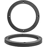 NuIth Universal 6.5 inch Car Door Speaker Mounting Ring Spacer Adapter