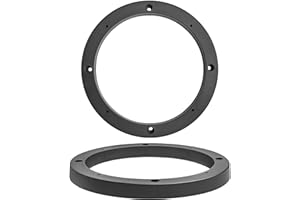 NuIth Universal 6.5 inch Car Door Speaker Mounting Ring Spacer Adapter