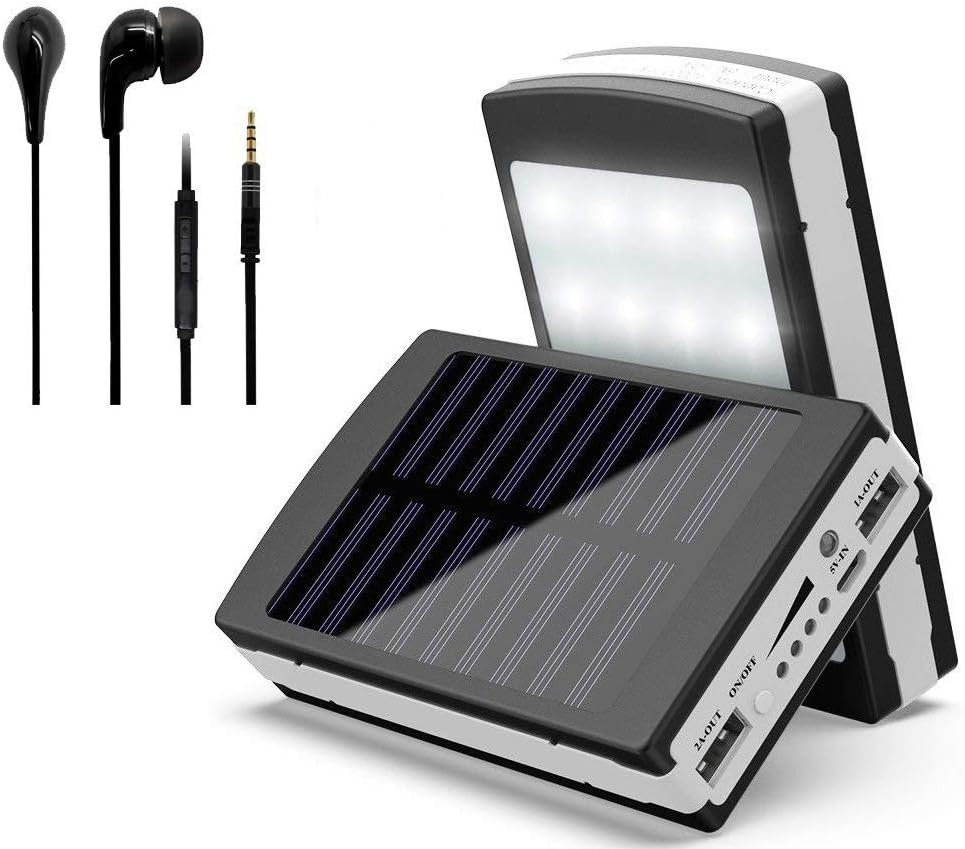 Probeatz Compatible ZTE Nubia N1 Compatible Ceritfied Probeatz Reliable Power Bank-20000Mah with Solar Led Charging with Free Best Handsfree