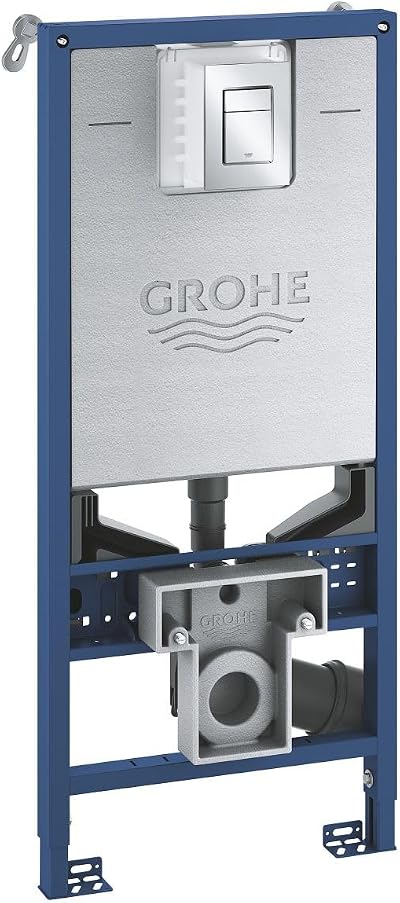 GROHE Rapid SLX 3-in-1 1.13m Toilet Installation System with Skate Cosmopolitan