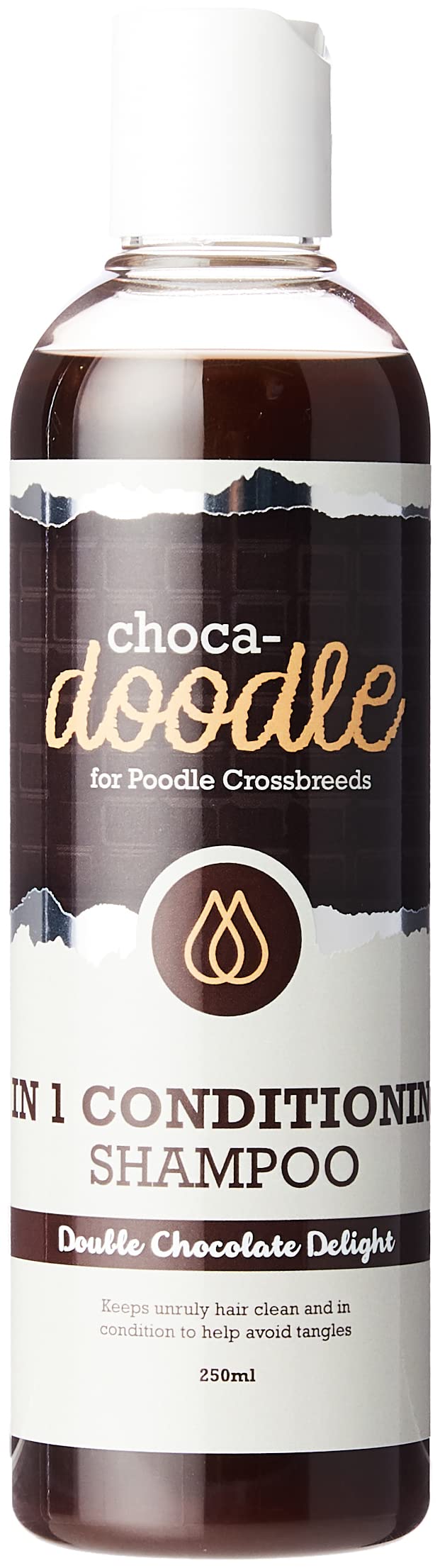 Choca-Doodle 2 in 1 Conditioning Shampoo For Poodle Crossbreeds, 250ml