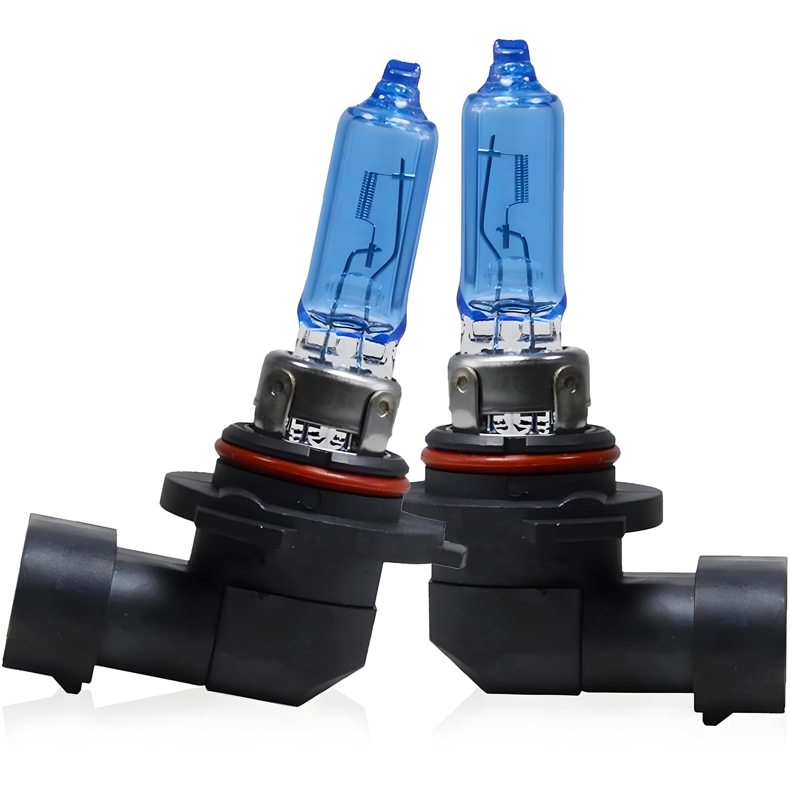 Photo 1 of Flygun 2 PCS 9005 Car Halogen Bulbs, Ultra White Light Bulbs, 12V 100W Front Fog Light Bulbs, Super Bright High Beam Low Beam Bulbs Auto Lights Universal for Most Cars, Trucks, SUVs (White)