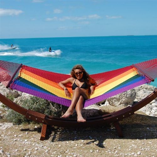 Caribbean Jumbo Hammock (Rainbow)