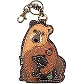 CHALA Wilderness Collection Women's Decorative Key Fob/Coin Purse Accessory (Two Bears)