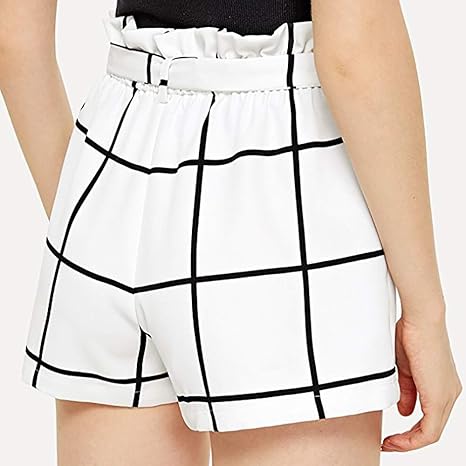 white walking shorts ladies