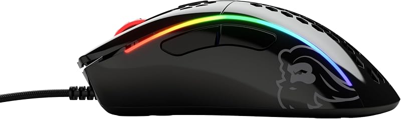 Model D- Kabelgebundene Gaming-Maus, 61g, Sensor 3360, Schwarz