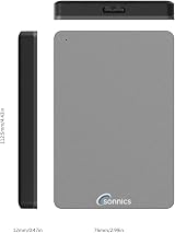 Sonnics 500GB Dark Grey Portable External Hard Drive USB 3.0 Fast view 5